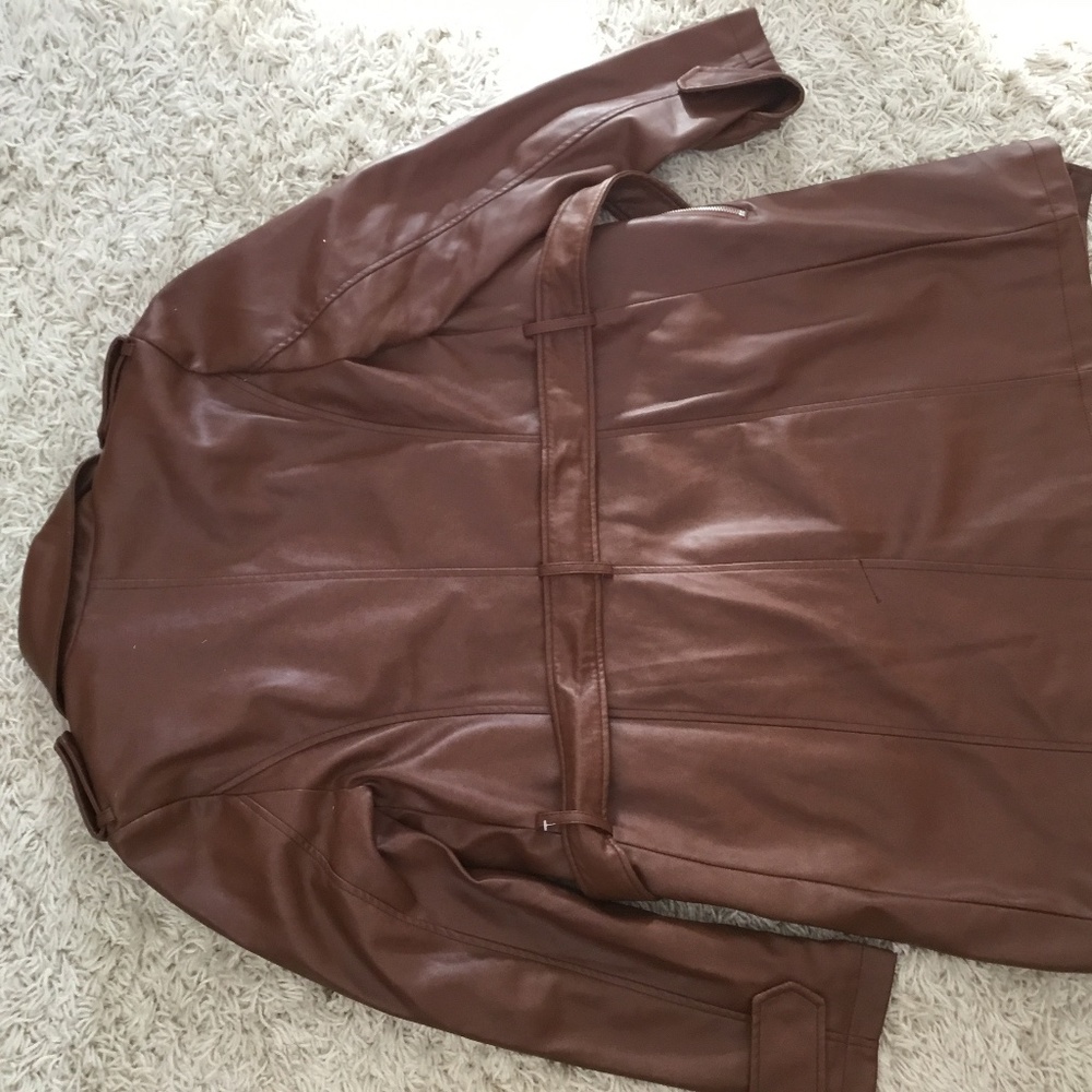 Bagatelle leather look jacket